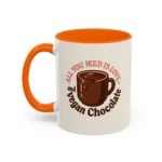 Vegan Chocolate Gift Mug – “All You Need is Love and Vegan Chocolate” - Image 24