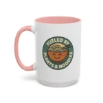 Vegan Foodie Mug – “Fueled by Plants & Noodles” Cute Bowl Design - Image 16