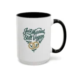 Vegan Wedding Mug – “Just Married, Still Vegan” Newlywed Gift - Image 11