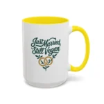 Vegan Wedding Mug – “Just Married, Still Vegan” Newlywed Gift - Image 50
