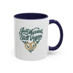 Vegan Wedding Mug – “Just Married, Still Vegan” Newlywed Gift - Image 3