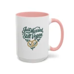Vegan Wedding Mug – “Just Married, Still Vegan” Newlywed Gift - Image 15