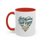 Vegan Wedding Mug – “Just Married, Still Vegan” Newlywed Gift - Image 10