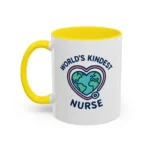 World’s Kindest Nurse Mug – Heart Globe Design Appreciation Gift - Image 18