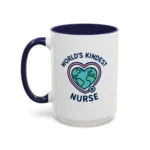 World’s Kindest Nurse Mug – Heart Globe Design Appreciation Gift - Image 22